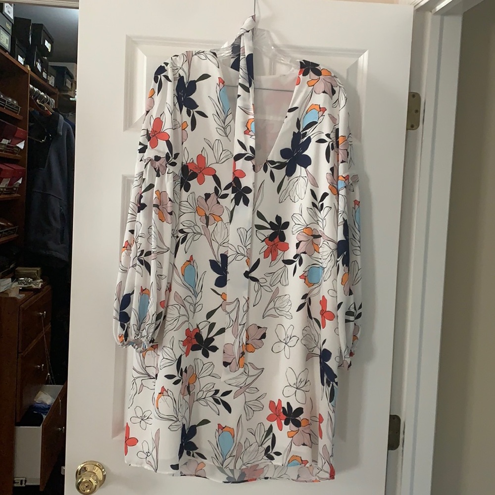 Parker belted shift dress